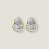 Yellow Gold 18K Earring with Natural Diamond (0.26 CT, VS-SI Clarity, G-H Color)