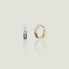 Yellow Gold 18K Earring with Natural Diamond (0.20 CT, VS-SI Clarity, G-H Color)