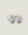 Yellow Gold 18K Earring with Natural Diamond (0.17 CT, VS-SI Clarity, G-H Color)