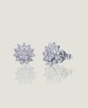 White Gold 18K Earring with Natural Diamond (0.77 CT, VS-SI Clarity, G-H Color)